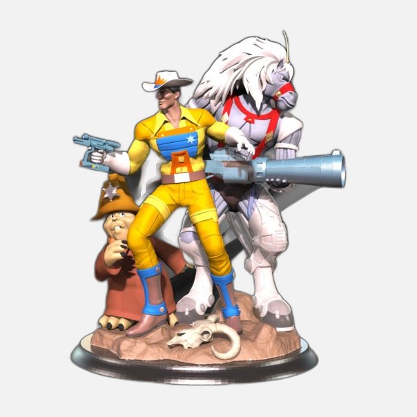 BraveStarr, statuina da assemblare